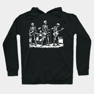 skeletons rock and roll Hoodie